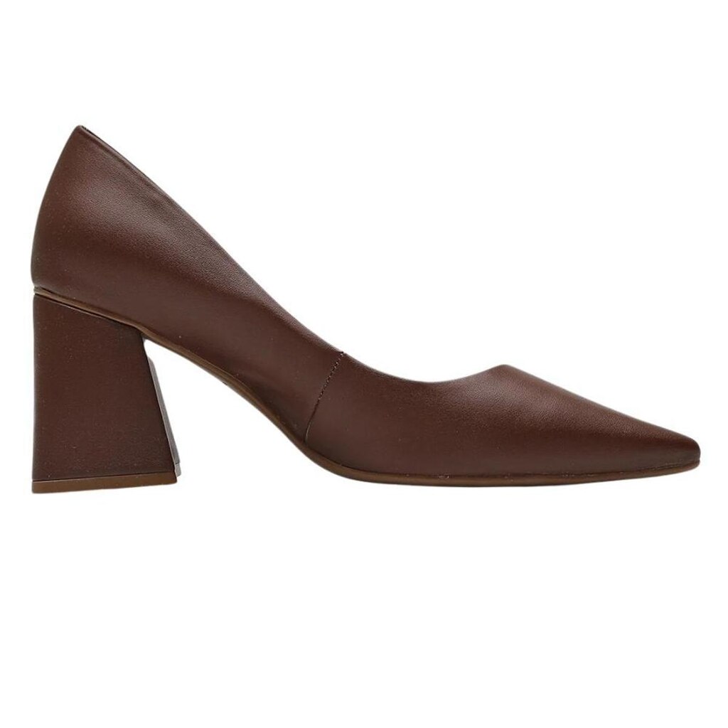 Sapato Scarpin Feminino Salto Bloco Bebece