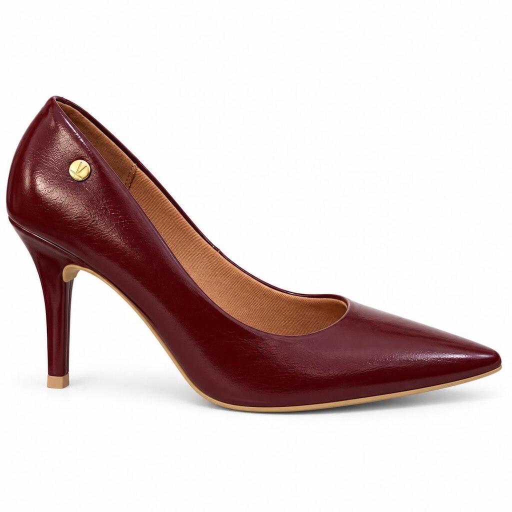 Sapato Scarpin Feminino Vizzano Napa Bico Fino Salto Alto