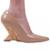 Sapato Scarpin Feminino Zariff Salto Anabela 2105-6718 - Bege
