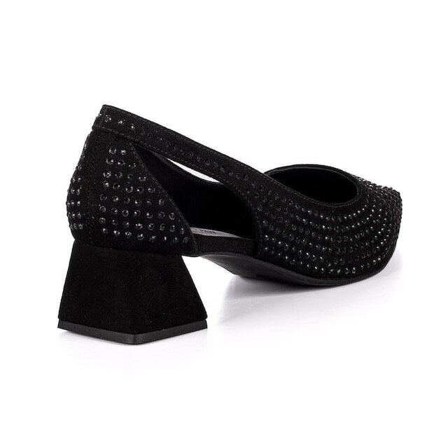 Sapato Scarpin Moda Feminina Alicia Salto Médio Grosso 6cm