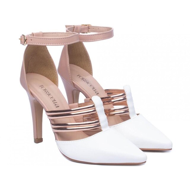 Sapato Scarpin Salto Fino Alça Feminino