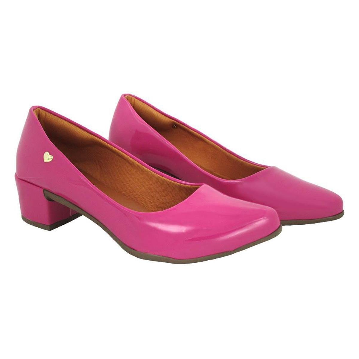 Sapato Scarpin Salto Quadrado Baixo Saltinho Médio Confortável - Pink é ruim? Sapato Scarpin Salto Quadrado Baixo Saltinho Médio Confortável - Pink é boa?
