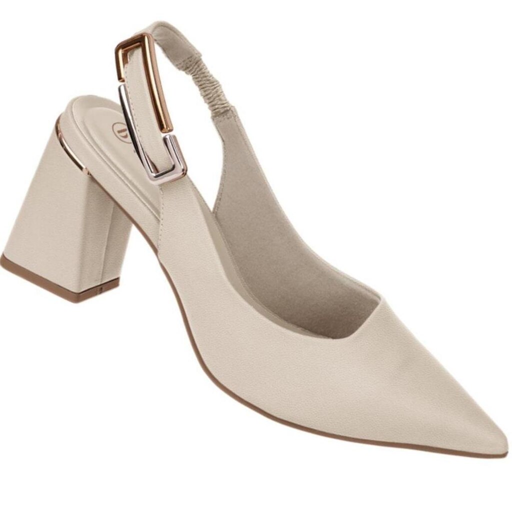 SAPATO SCARPIN SLINGBACK BEBECE T7012-038 FEMININO