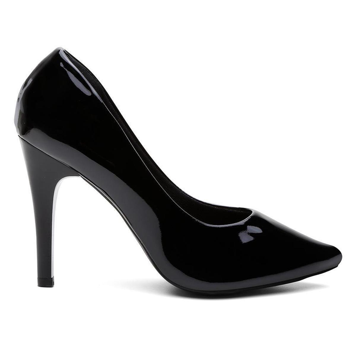 Sapato Scarpin Verniz Salto Alto Fino Leve Conforto Classico Menor preço em Sapato Scarpin Verniz Salto Alto Fino Leve Conforto Classico