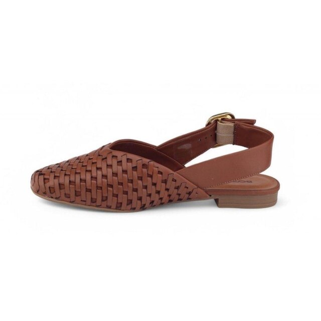 Sapato Slingback Feminino Bottero 369904 Couro Atanado