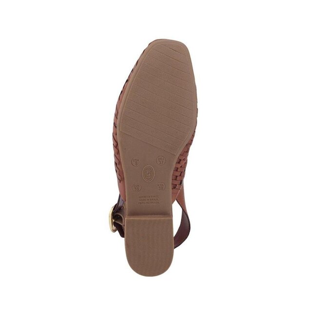 Sapato Slingback Feminino Bottero 369904 Couro Atanado