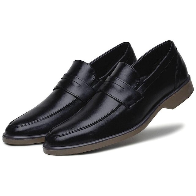 Sapato Slipper Masculino Para Casamento Festa Palmilha Espumada Sola Borracha Resistente Macia