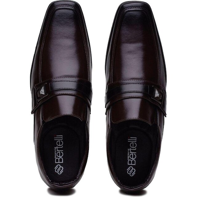 Sapato Social Bico Fino Bertelli Masculino
