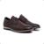 Sapato Social Casual Derby Masculino com Cadarço Moderno e Elegante - Café