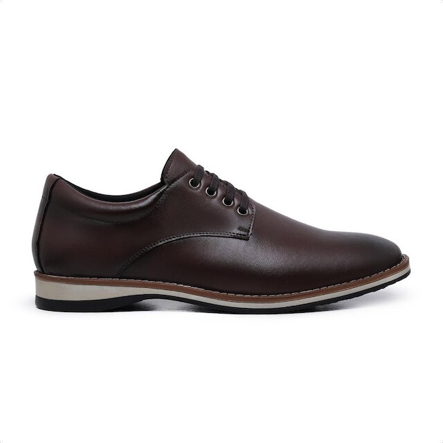 Sapato Social Casual Derby Masculino com Cadarço Moderno e Elegante