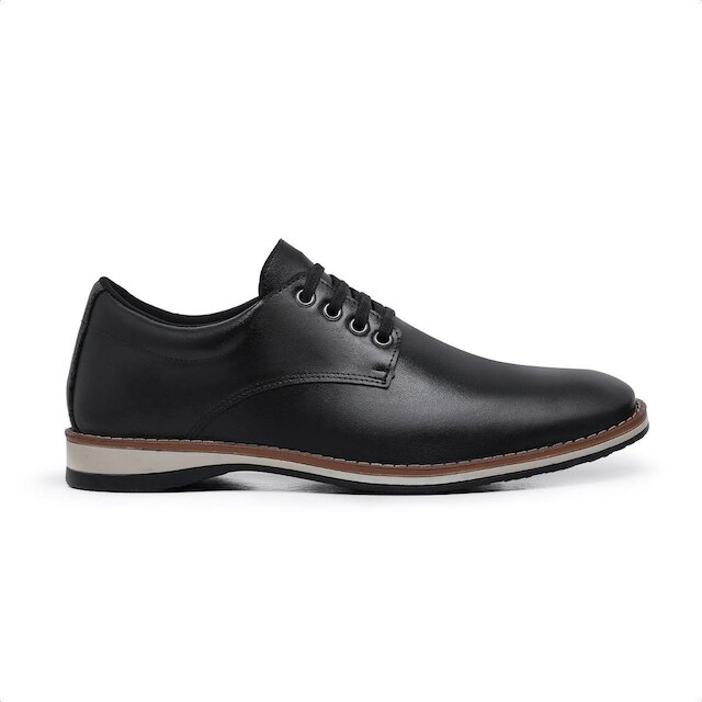 Sapato Social Casual Derby Masculino com Cadarço Moderno e Elegante