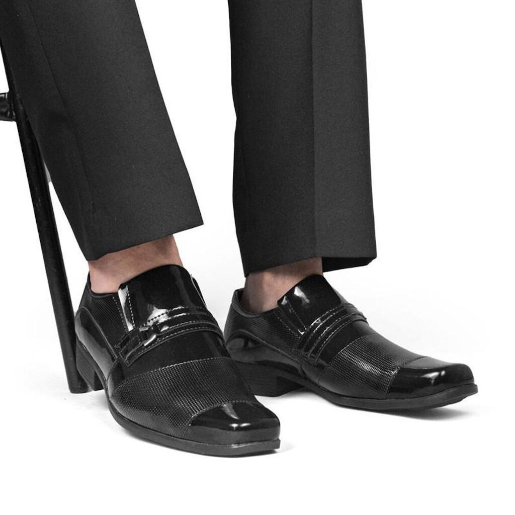 Sapato Social Casual Masculino Bico Quadrado Loafer Sport Fino 1021
