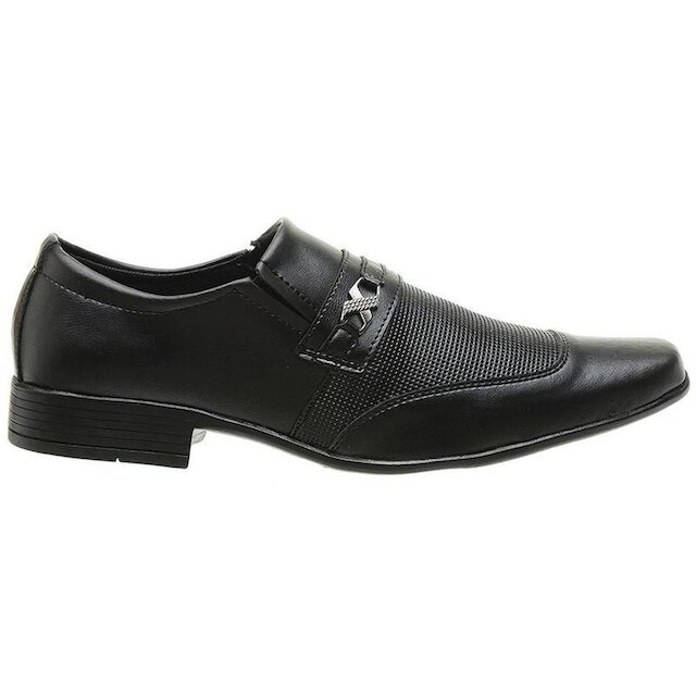 Sapato Social Casual Masculino Bico Quadrado Oxford 1071