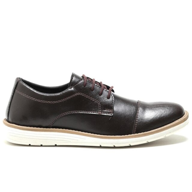 Sapato Social Casual Masculino Derby Oxford De Amarrar Super Macio e Leve