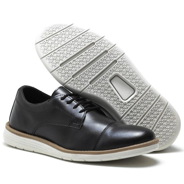 Sapato Social Casual Masculino Derby Oxford De Amarrar Super Macio e Leve