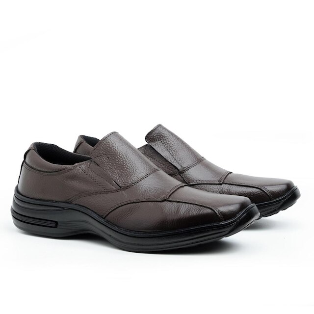 Sapato Social Conforto Elegância em Couro Dia a Dia Masculino