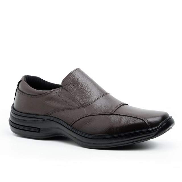 Sapato Social Conforto Elegância em Couro Dia a Dia Masculino
