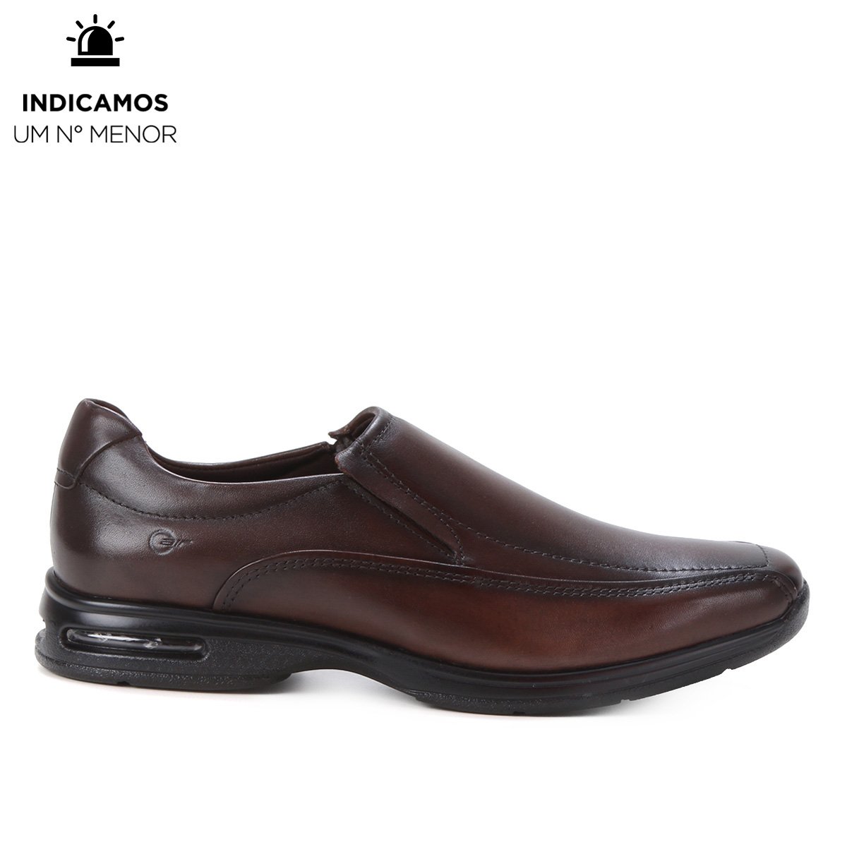 Sapato Social Couro Democrata Air Spot Masculino Menor preço em Sapato Social Couro Democrata Air Spot Masculino