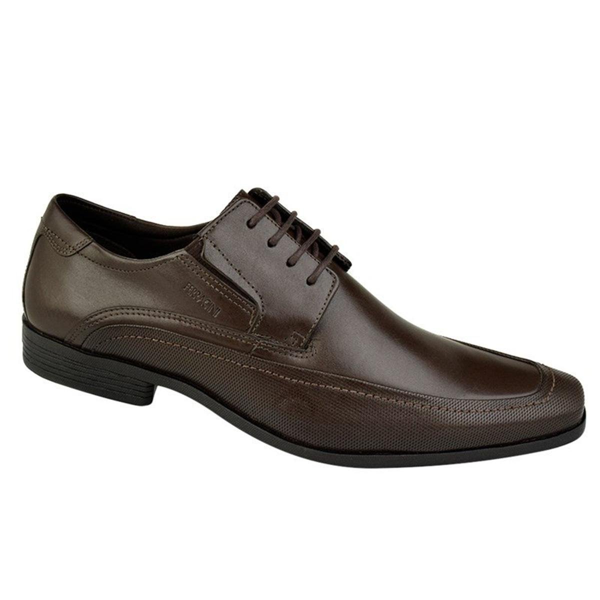 Sapato Social Couro Ferracini Liverpool Amarração Masculino - Café é ruim? Sapato Social Couro Ferracini Liverpool Amarração Masculino - Café é boa?