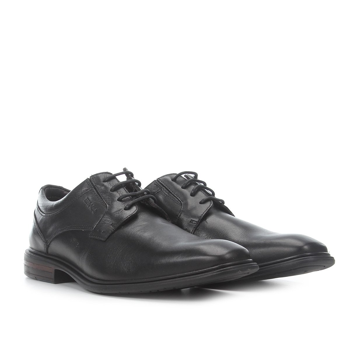 Sapato Social Couro Ferracini Londres Masculino - Preto Menor preço em Sapato Social Couro Ferracini Londres Masculino - Preto