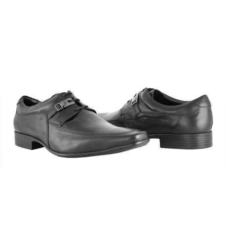 Sapato Social Couro HB Agabê Masculino - Preto | Zattini