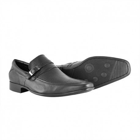 Sapato Social Couro HB Agabê Masculino - Preto | Zattini