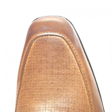 Sapato Social Couro HB Agabê Masculino - Caramelo | Zattini