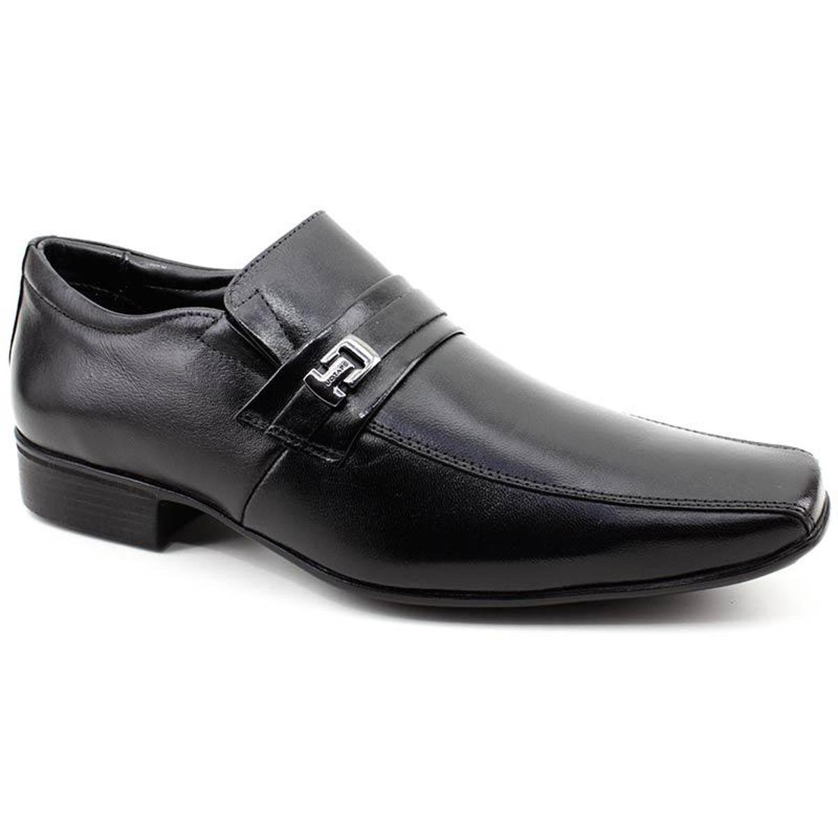 Sapato Social Couro JotaPe Air Vinitti Masculino - Preto | Zattini