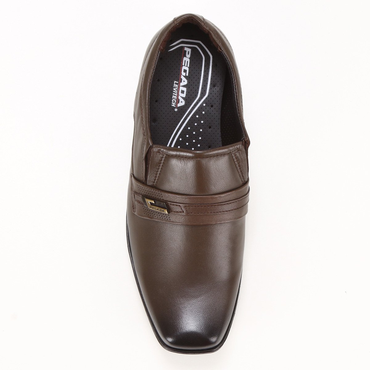 Sapato Social Couro Pegada Presence Masculino - Marrom Escuro | Zattini