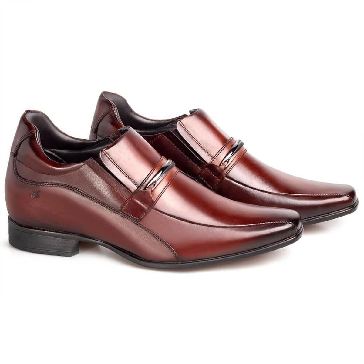 sapato masculino com salto 7 cm