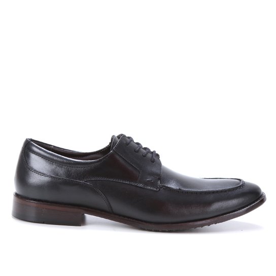 Sapato Social Couro Shoestock Básico Masculino - Preto