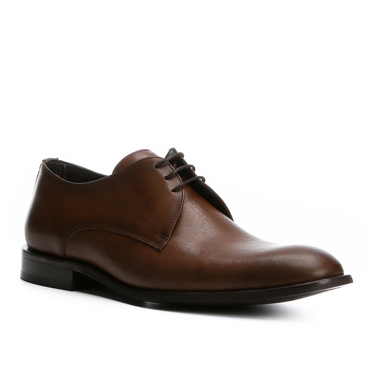 sapato social derby marrom