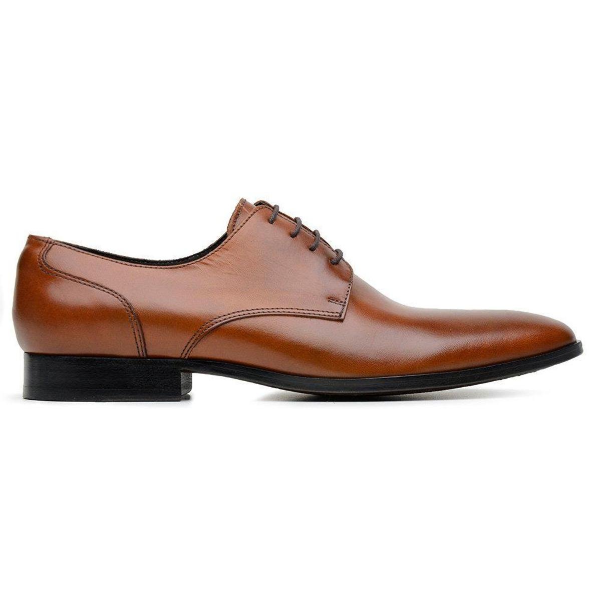Sapato Social Couro Whisky Veg 32207 - Caramelo Menor preço em Sapato Social Couro Whisky Veg 32207 - Caramelo