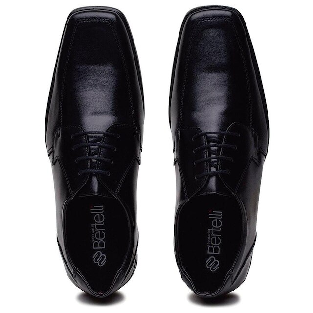 Sapato Social de Amarrar Masculino Tamanho Especial 90100
