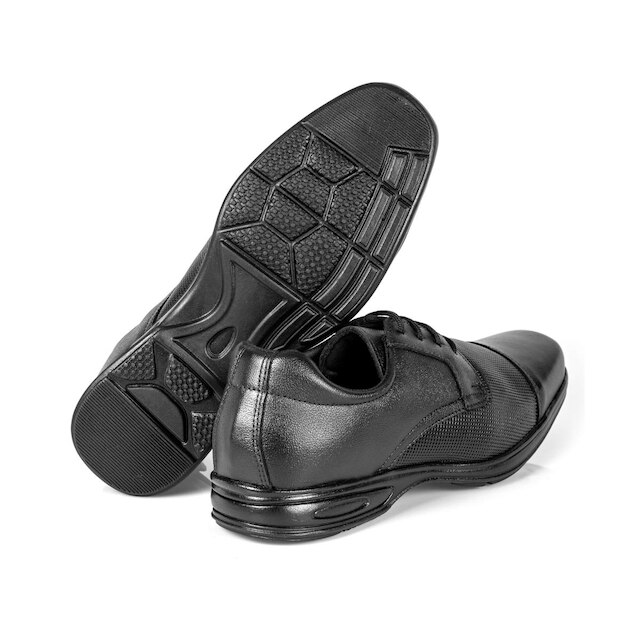 Sapato Social de couro legitimo Masculino Confortável de Amarrar