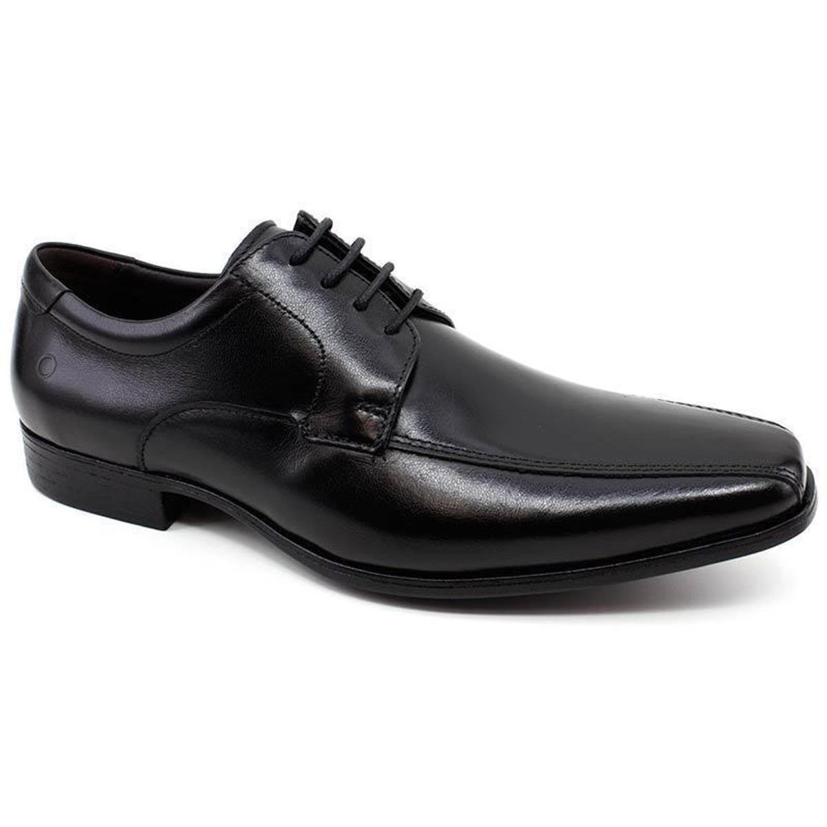 Sapato Social Democrata Prime Masculino - Preto Menor preço em Sapato Social Democrata Prime Masculino - Preto