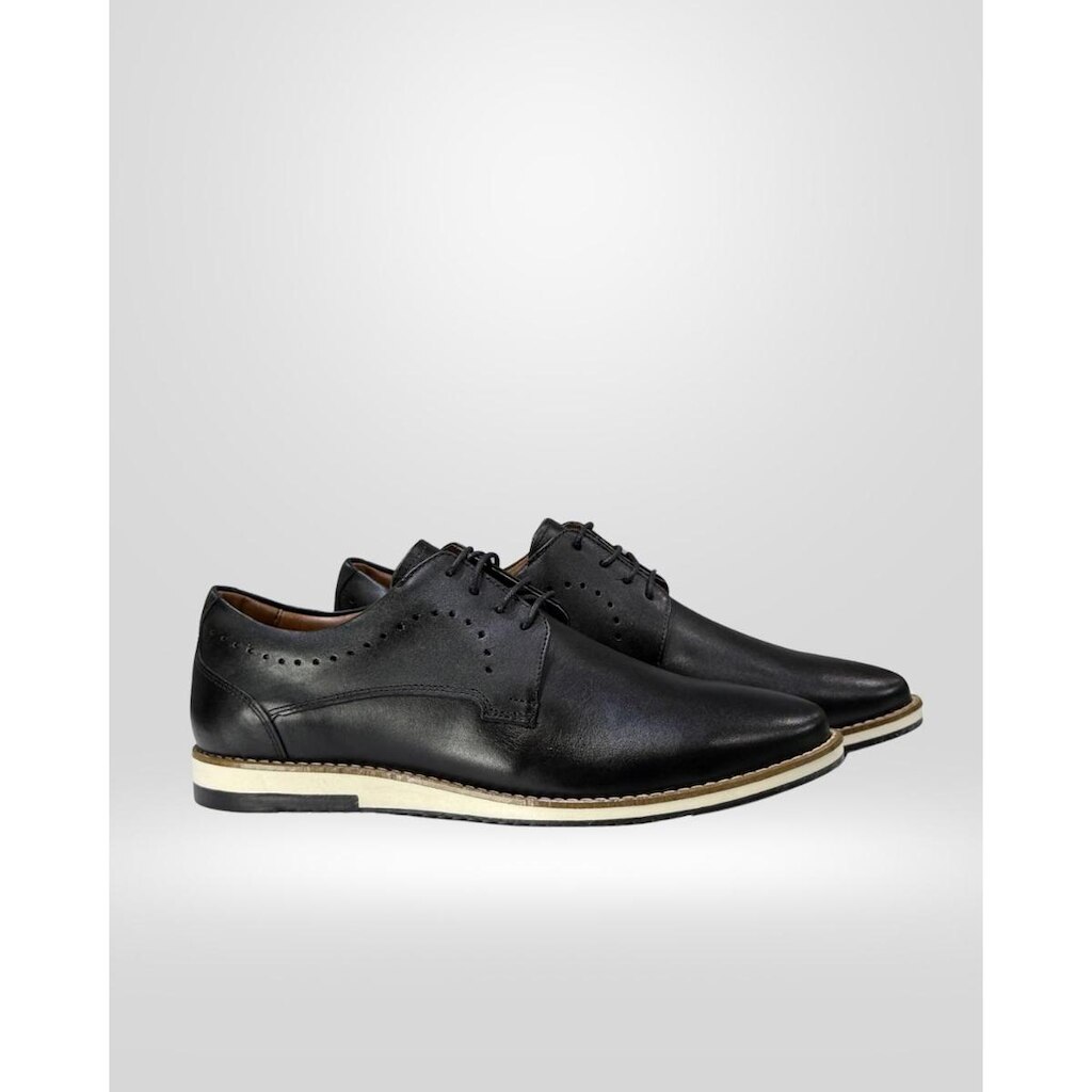 Sapato Social Derby Masculino Confort Preto