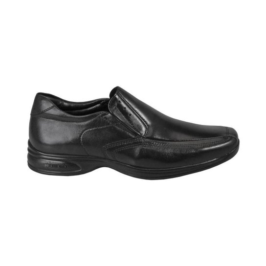 SAPATO SOCIAL ELEGANTE MASCULINO JOTA PE MARROM 71450 - Preto