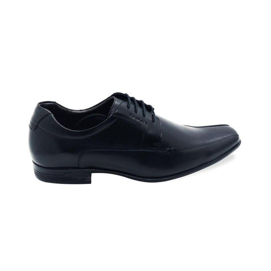 Sapato Social em Couro Vitrine dos Pés Basic Masculino - Preto