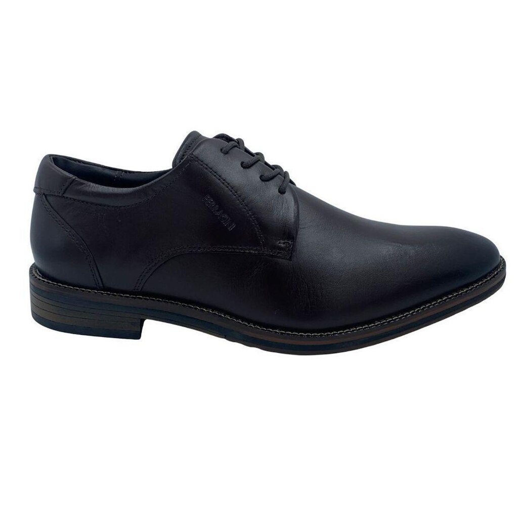 Sapato Social Ferracini Couro Marrom 3944 - Tabaco 44