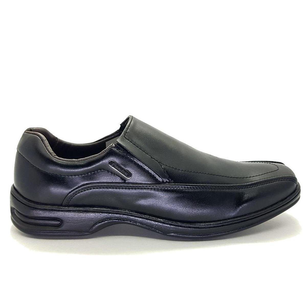 Sapato Social Frampasso Elástico Masculino - Preto Menor preço em Sapato Social Frampasso Elástico Masculino - Preto