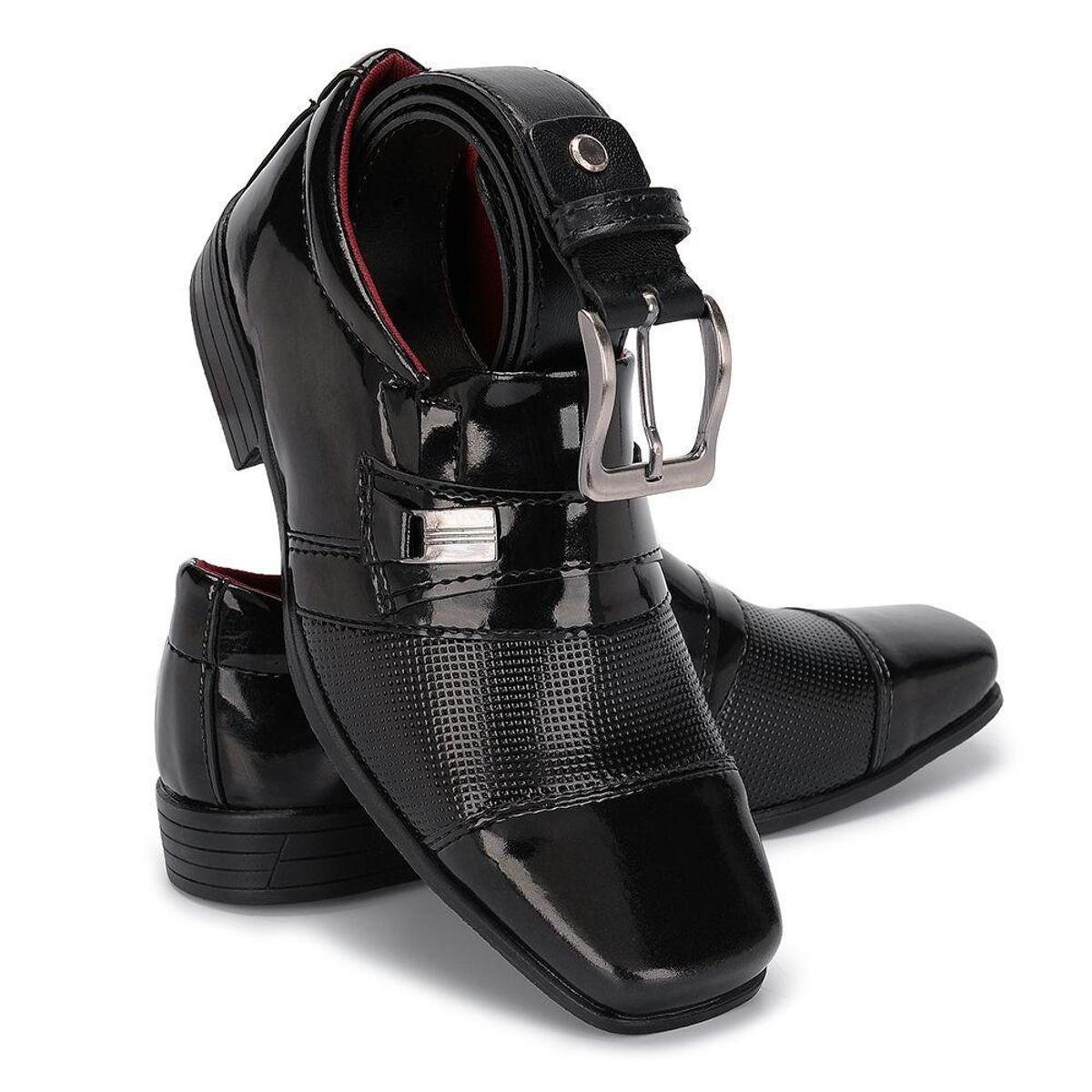 Sapato Social Infantil Menino Bico Quadrado - Shopping do Calçado