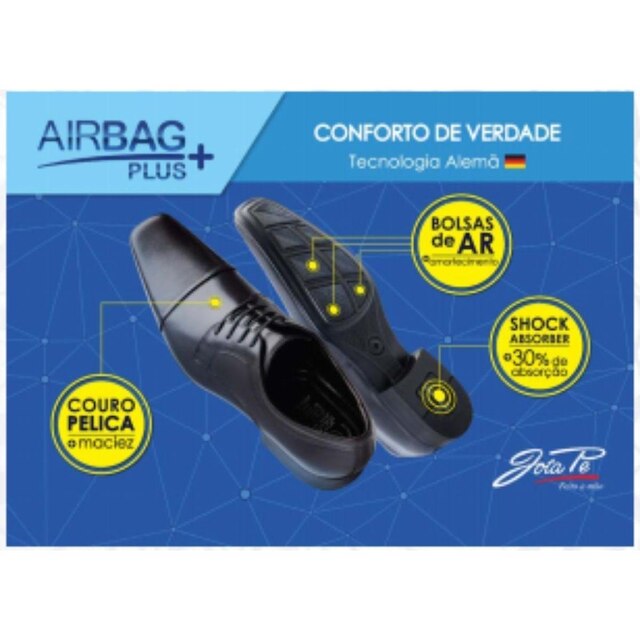 Sapato Social Jota Pe Ari Magic 77501 Masculino