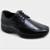 Sapato Social Jota Pe Couro 3D Double Air Masculino - Preto