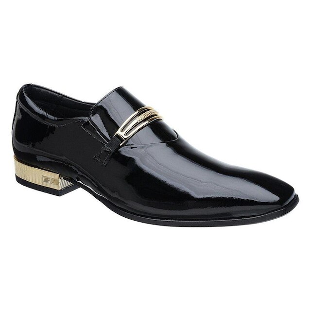 Sapato Social Jota Pe Verniz Preto 22801