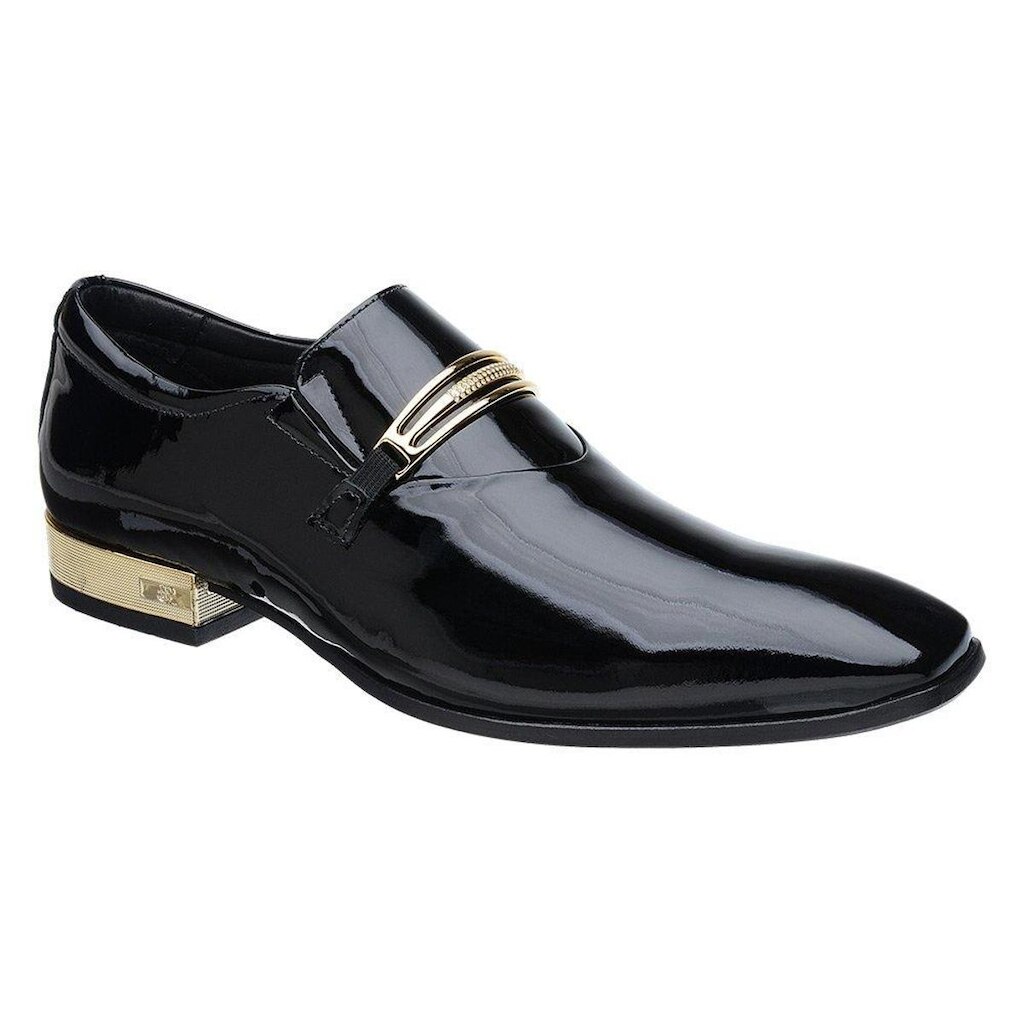 Sapato Social Jota Pe Verniz Preto 22801
