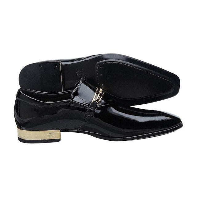 Sapato Social Jota Pe Verniz Preto 22801