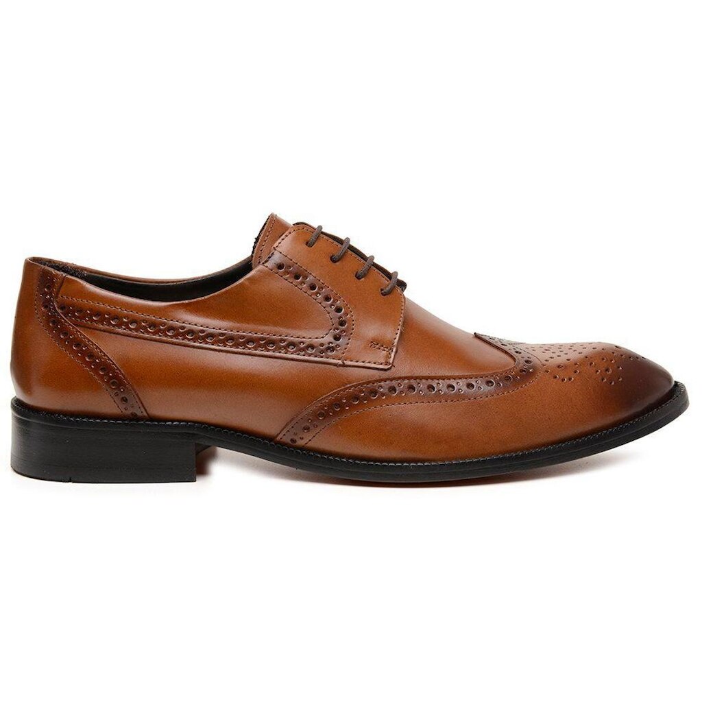 Sapato Social Marrom Em Couro 00406