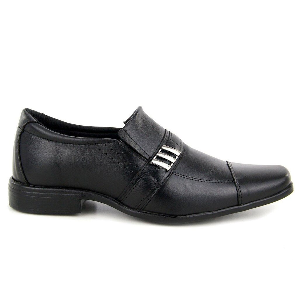 Sapato Social Masculino AntiStress SportFino Preto Confort