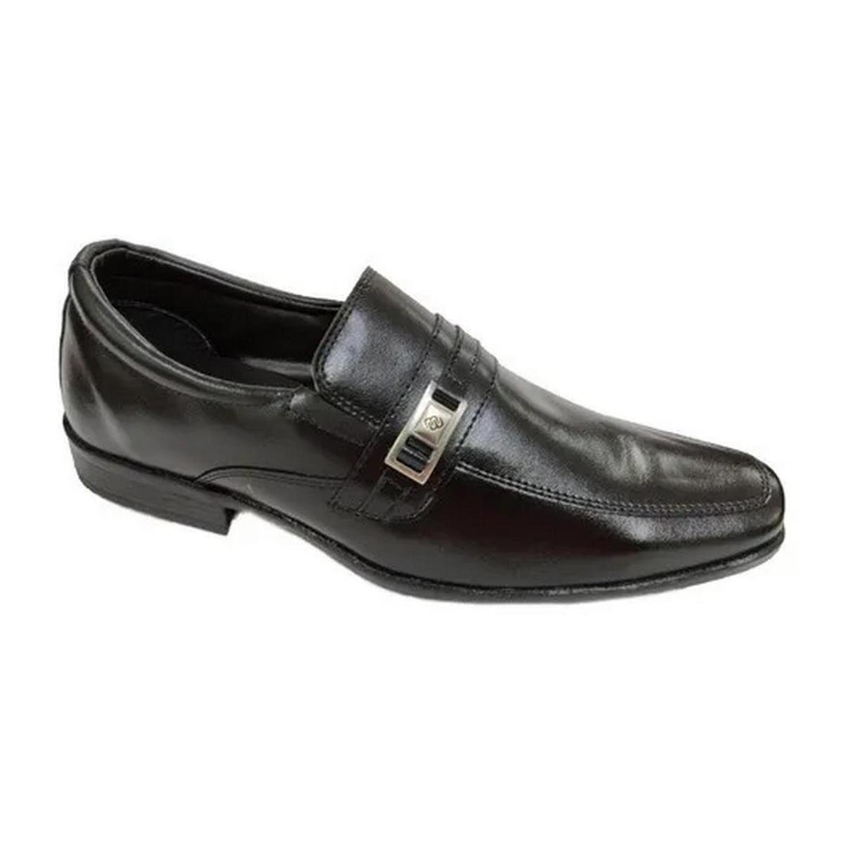 Sapato Social Masculino Bertelli 50.103 Preto - Preto Menor preço em Sapato Social Masculino Bertelli 50.103 Preto - Preto